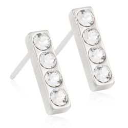 Blomdahl Brilliance Straight Crystal 10mm