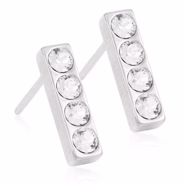 Blomdahl Brilliance Straight Crystal 10mm