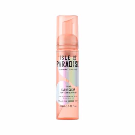 Isle of Paradise Self - Tanning Glow Clear Mousse Light 200 ml