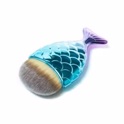 Sminkborste - Fiskformad - Turkos