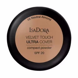 IsaDora Velvet Touch Ultra Cover Compact Powder SPF20 - 68 Neutral Almond