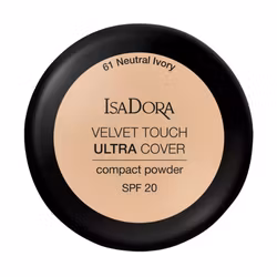 IsaDora Velvet Touch Ultra Cover Compact Powder SPF20 - 61 Neutral Ivory