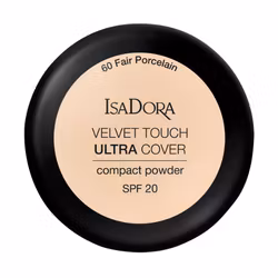 IsaDora Velvet Touch Ultra Cover Compact Powder SPF20 - 60 Fair Porcelain