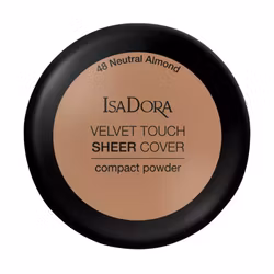 IsaDora Velvet Touch Sheer Cover Compact Powder - 48 Neutral Almond