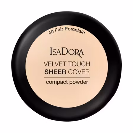 IsaDora Velvet Touch Sheer Cover Compact Powder - 40 Fair Porcelain