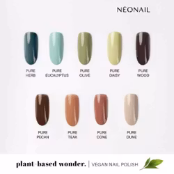 NEONAIL Vegan Nail Polish PLANT BASE WONDER 7,2 ml - PURE PECAN