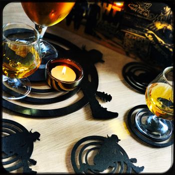 Coasters 4-pack á la Dregen