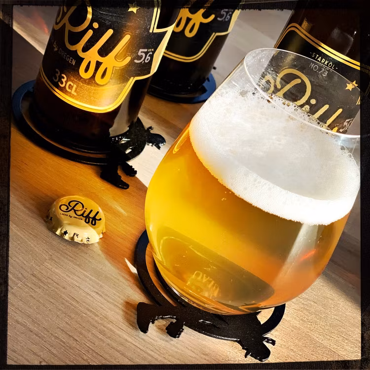 (Glas-)Untersetzer 4er-Pack á la Dregen