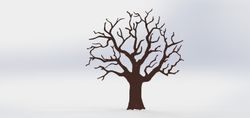 Stort ödeträd i Corten - skickas ej