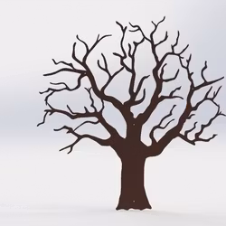 Großer Wüstenbaum in Corten - nicht versandt