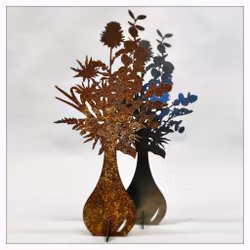 Blombukett - SPIRA i Corten