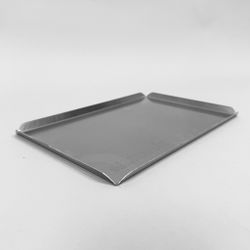 Stylish tray in stainless steel