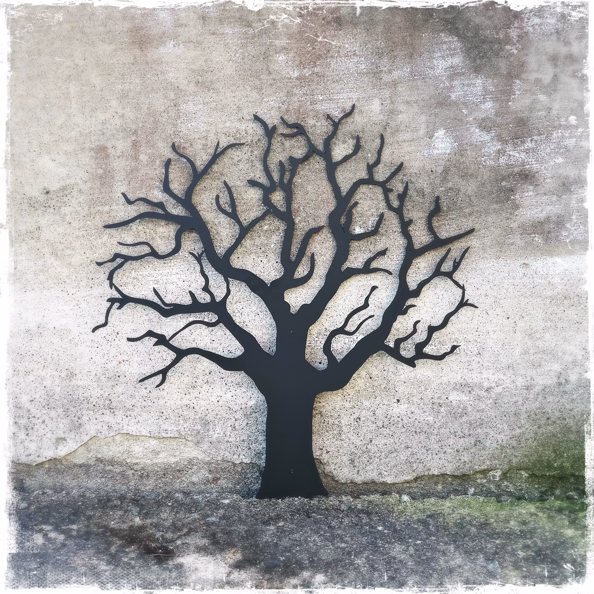 Ödeträd till väggen 750x750