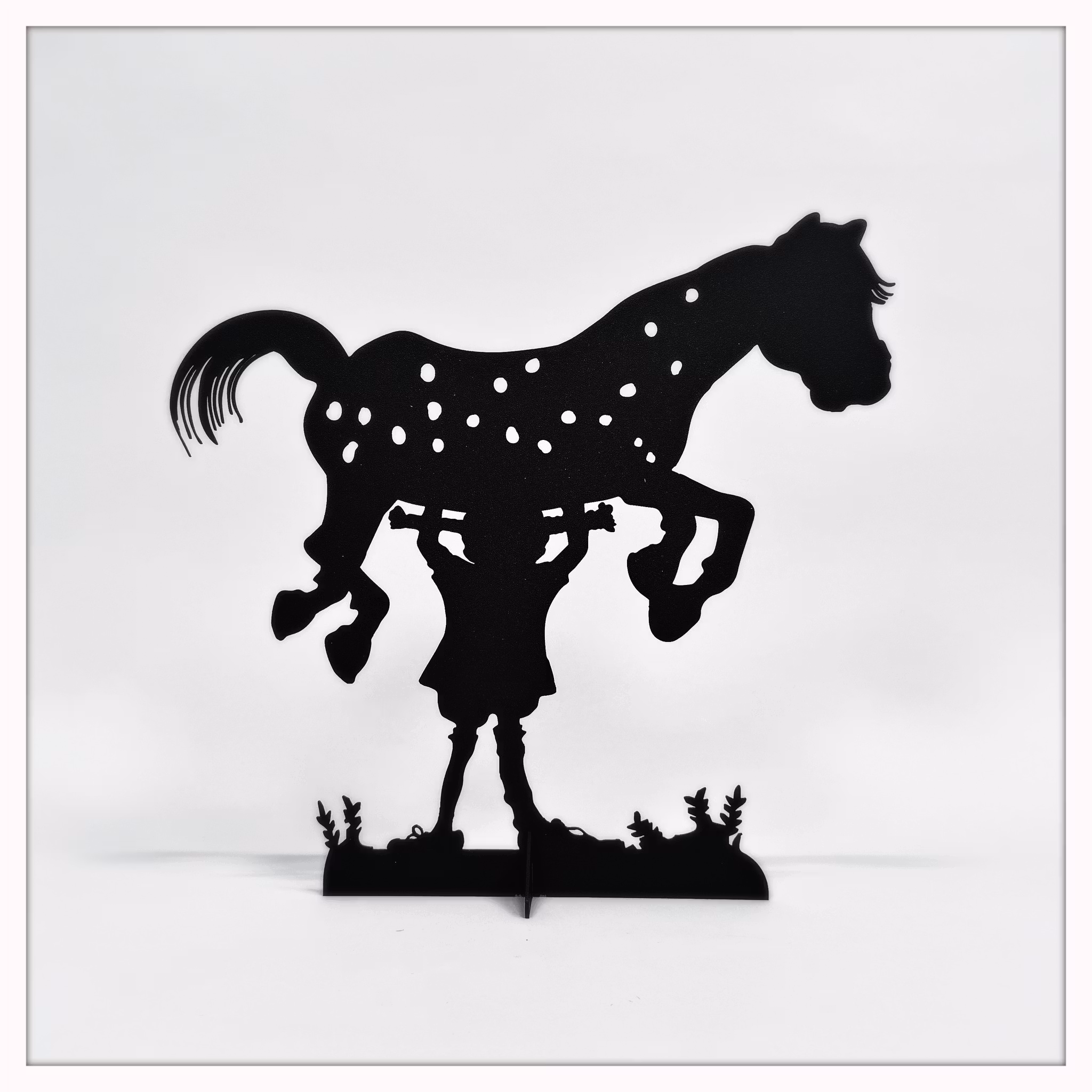 Pippi carries the Little Old Man