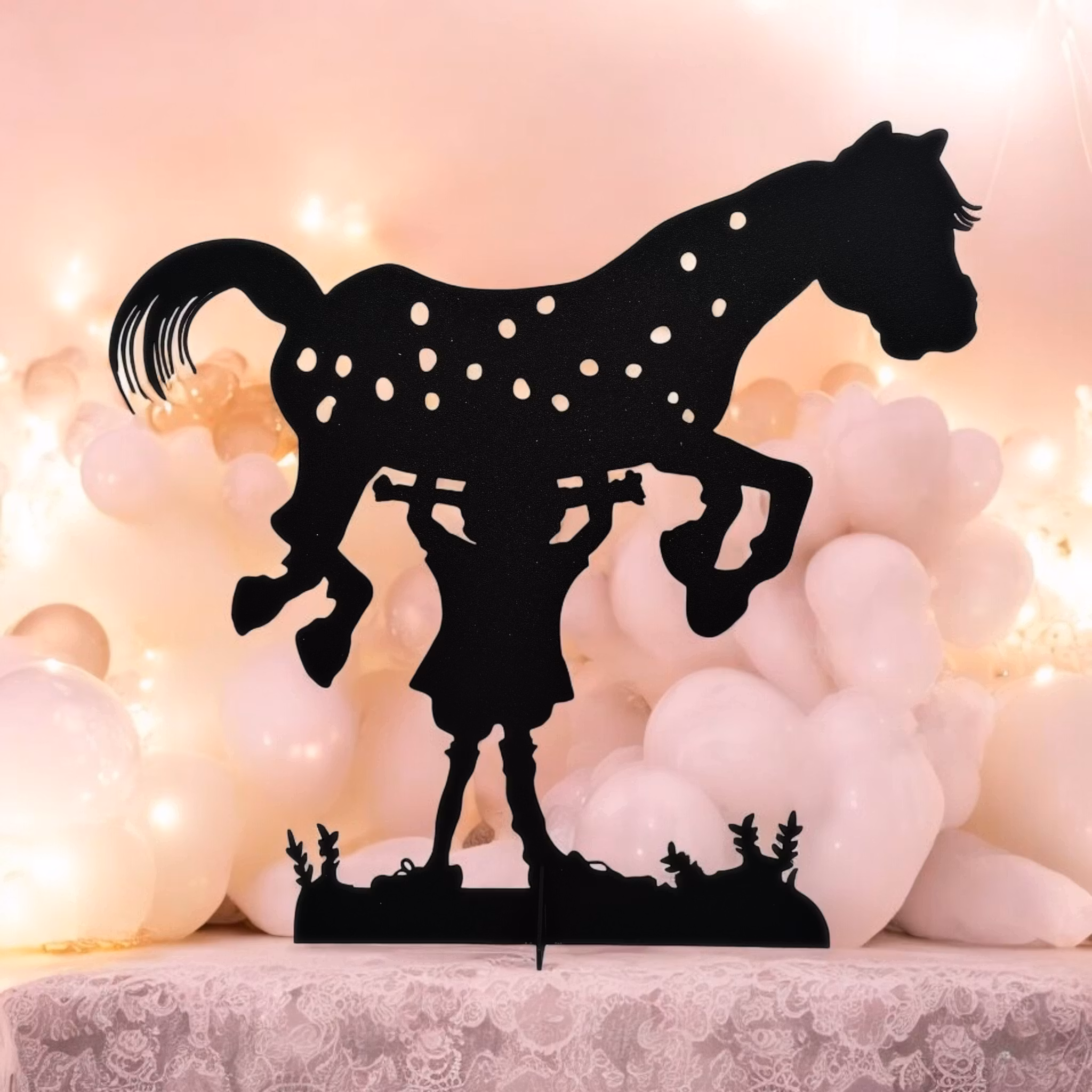 Pippi carries the Little Old Man