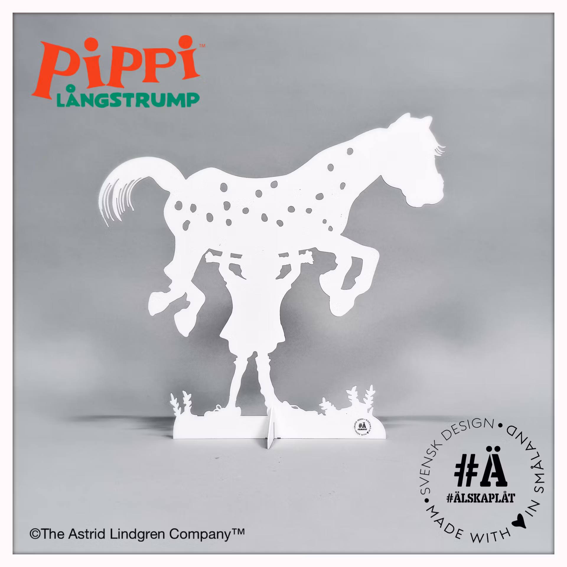 Pippi carries the Little Old Man