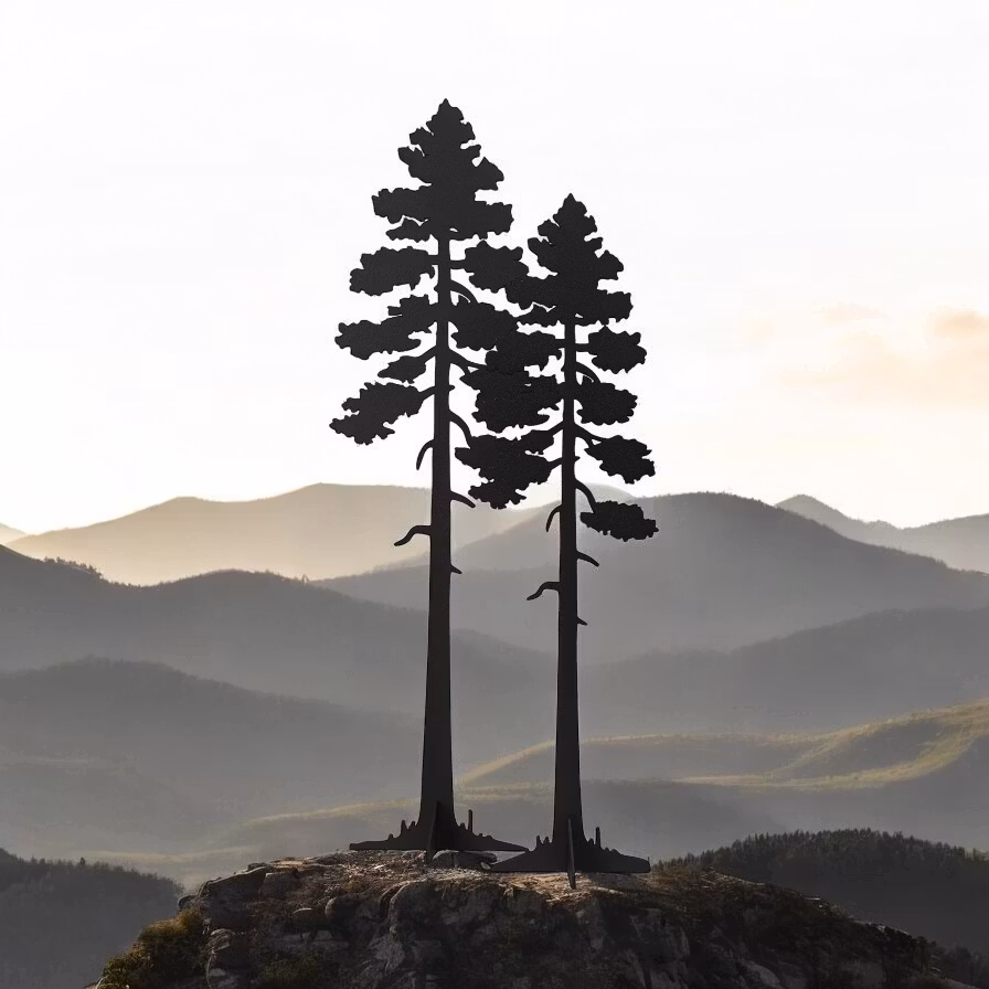 Pine - Metal Pinetree