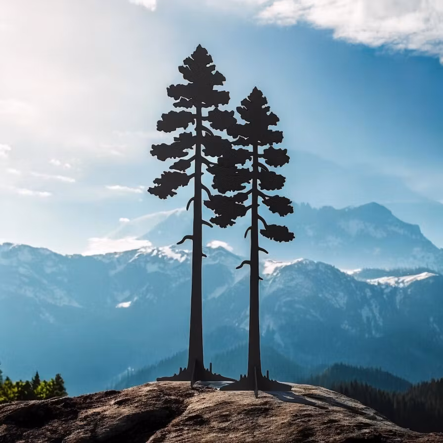 Pine - Metal Pinetree