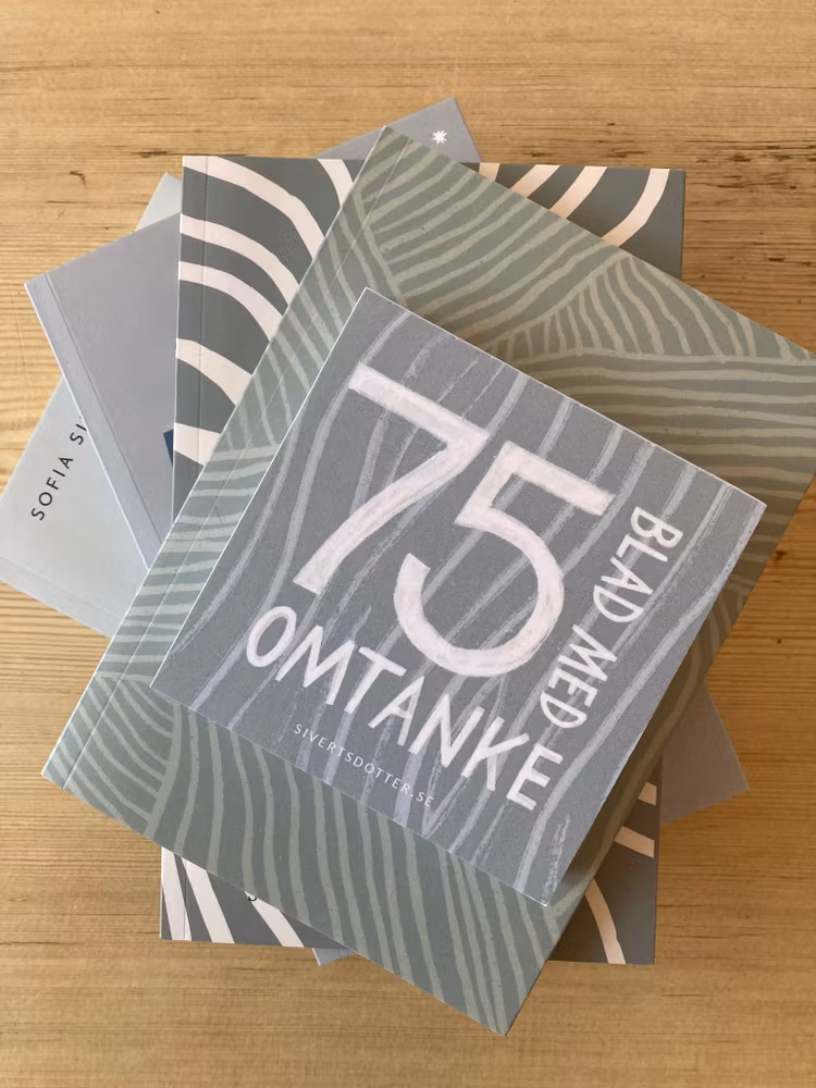 75 blad med omtanke