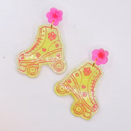 ROLLER BABE vårgrön/rosa