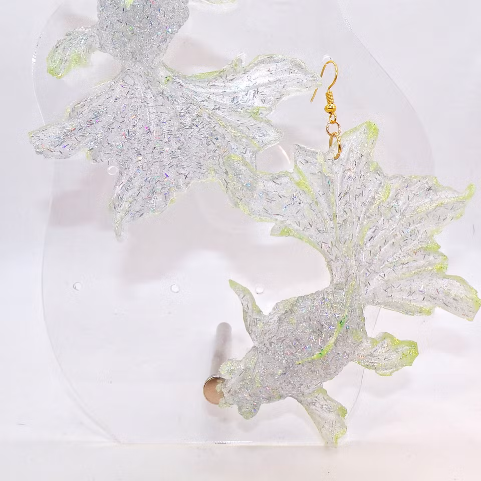 TRUE PHISH discoglitter/silver leaf