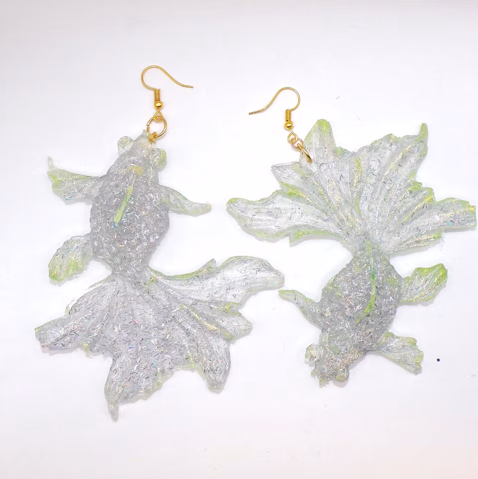 TRUE PHISH discoglitter/silver leaf
