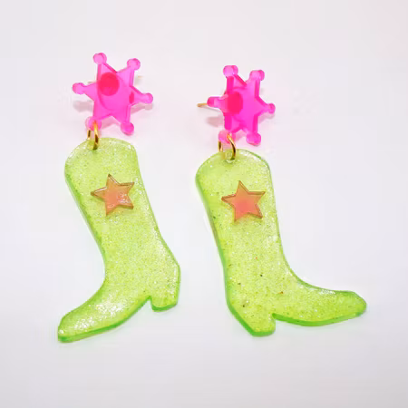 COWGIRL SHERIFF neon