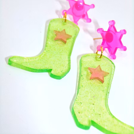 COWGIRL SHERIFF neon