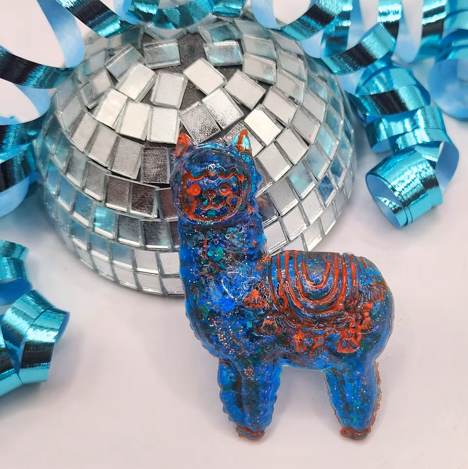 DRAMA LLAMA BROSCH
