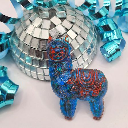 DRAMA LLAMA BROSCH