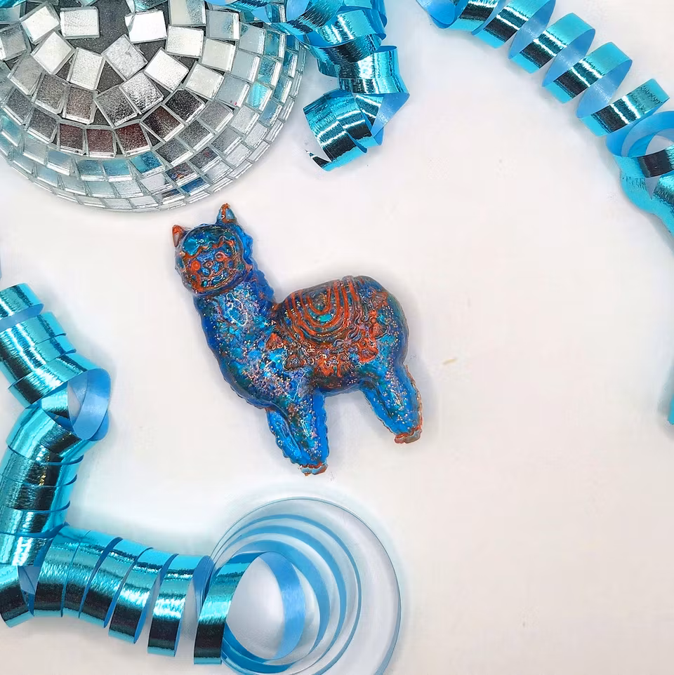 DRAMA LLAMA BROSCH