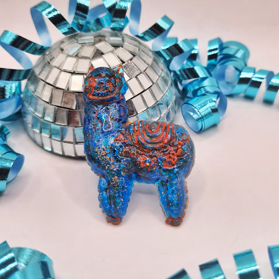 DRAMA LLAMA BROSCH