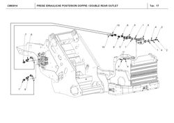 Bakre Hydrauliskt Uttag Dubbelt