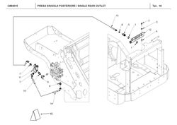 Bakre Enkelt Hydrauliskt Uttag