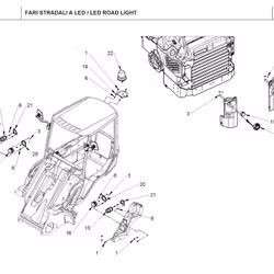 Varning och säkerhetsljus för väg