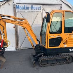 Hyundai Robex 18-9 Minigrävare 1,9ton -SÅLD-