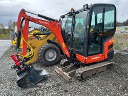 Minigrävare 1,8ton / tilt till skopor