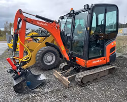 Minigrävare 1,8ton / tilt till skopor