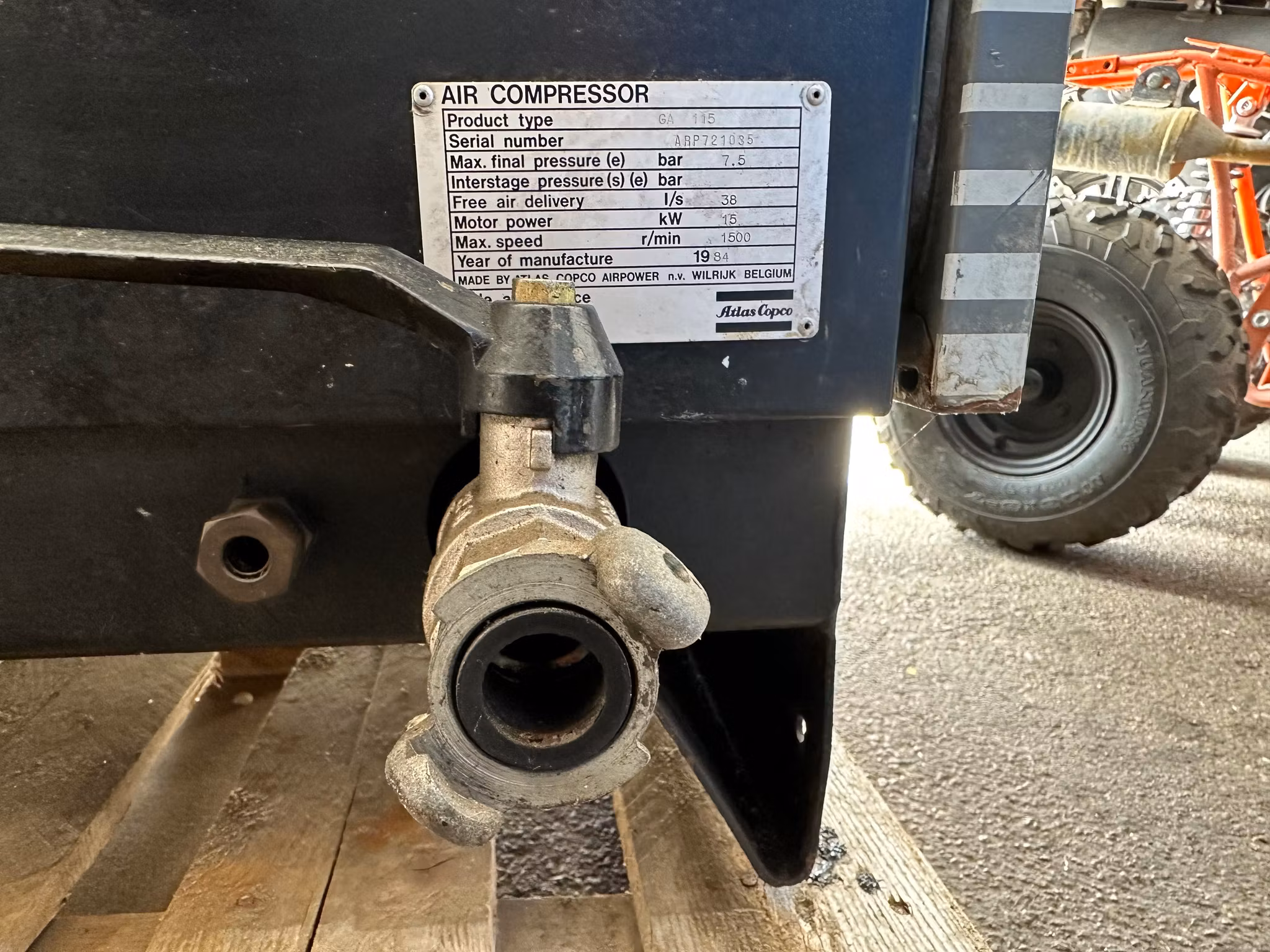 Skruvkompressor Atlas Copco GA115