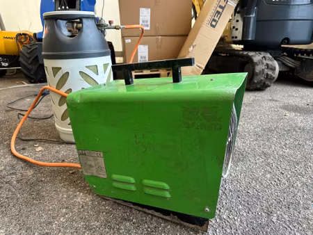 Gasolvärmare Remko PGM 30 10-26kW med termostat