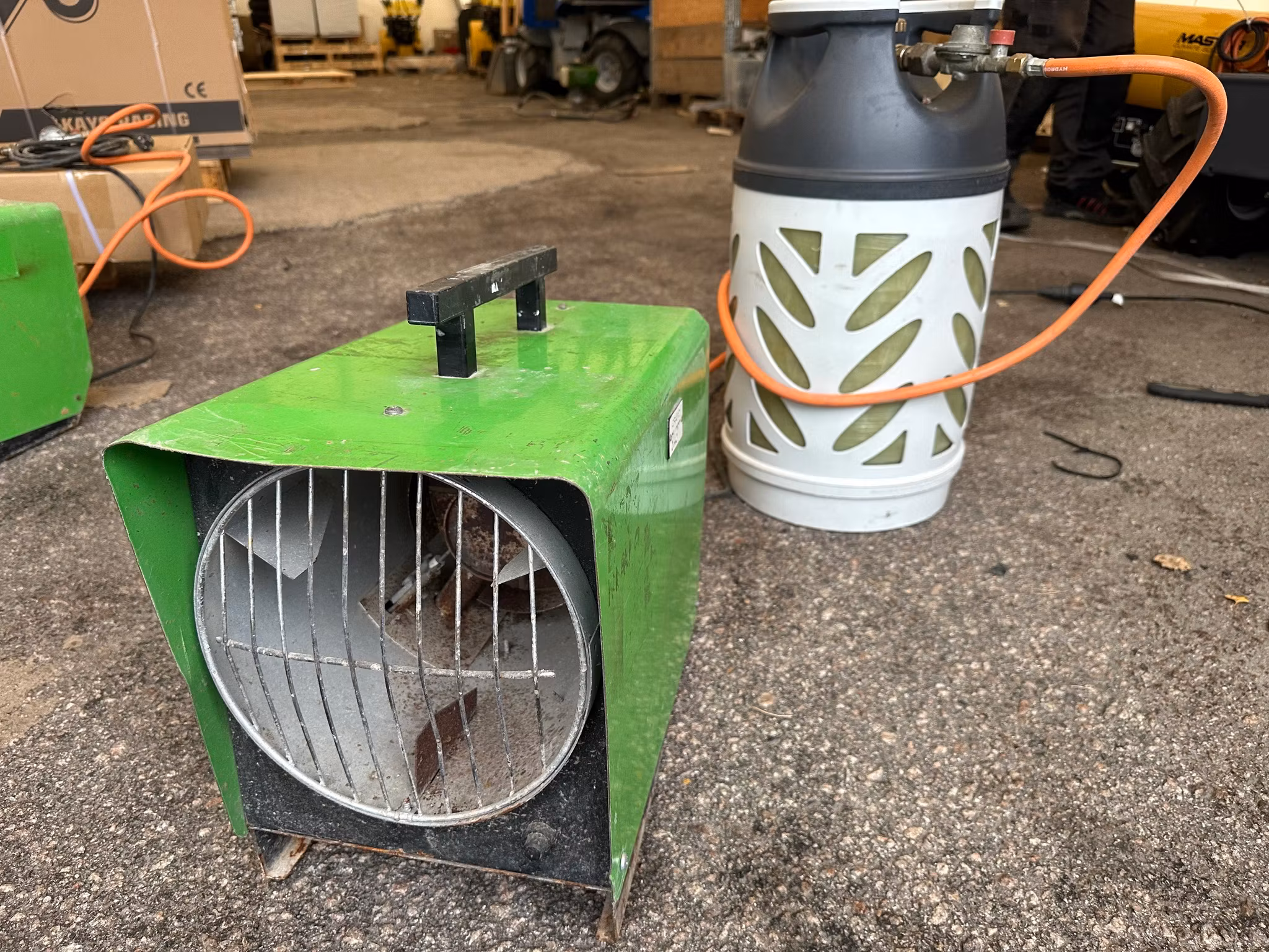 Gasolvärmare Remko PGM 30 10-26kW med termostat