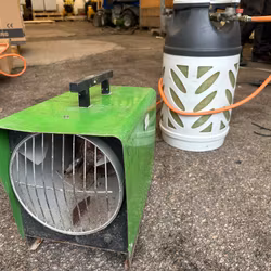 Gasolvärmare Remko PGM 30 10-26kW med termostat