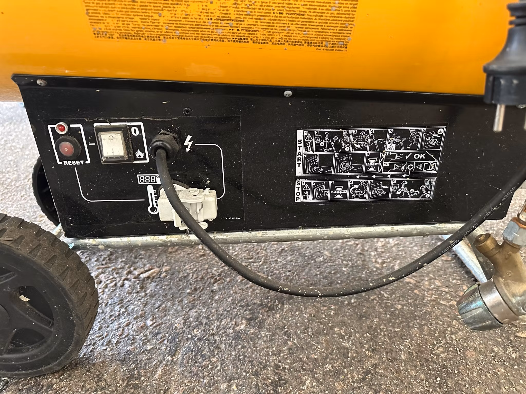 Värmekanon BLP MASTER 57kW-103kW Gasol