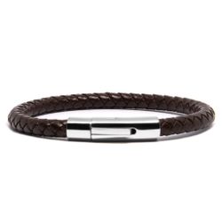 Brown Silver Leather