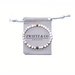 Armband Gold marble 6mm