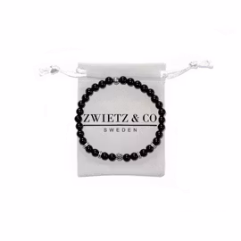 Stenarmband Black Onyx 6mm