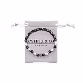 Stenarmband Hematite 6mm