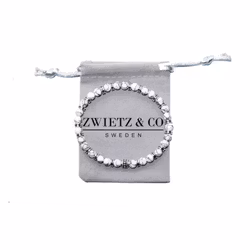 Armband White marble 6mm