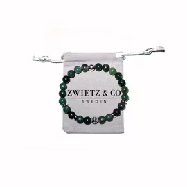 Stenarmband Moss 8mm