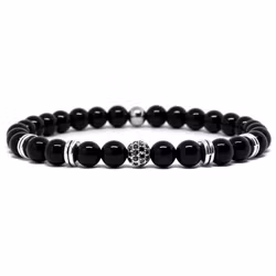 Armband Black Onyx 6mm
